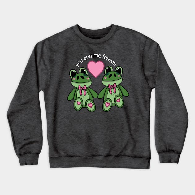 lovey-dovey frogs Crewneck Sweatshirt by Shard Art